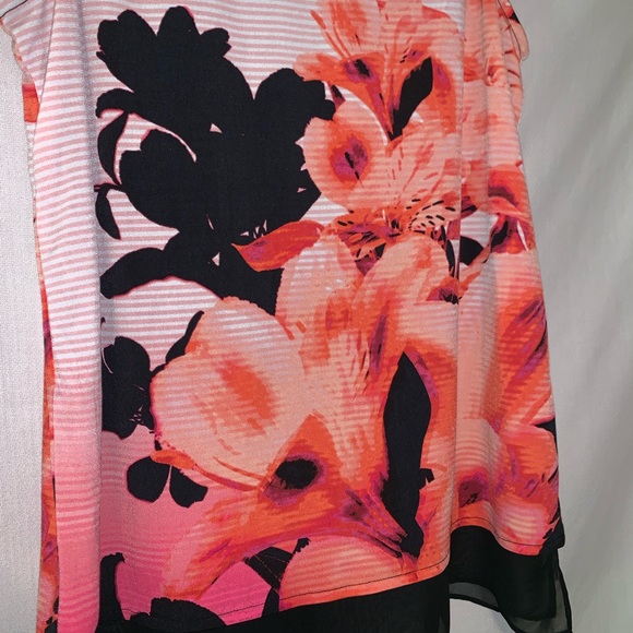 Worthington S Floral layered tank - Picture 3 of 8